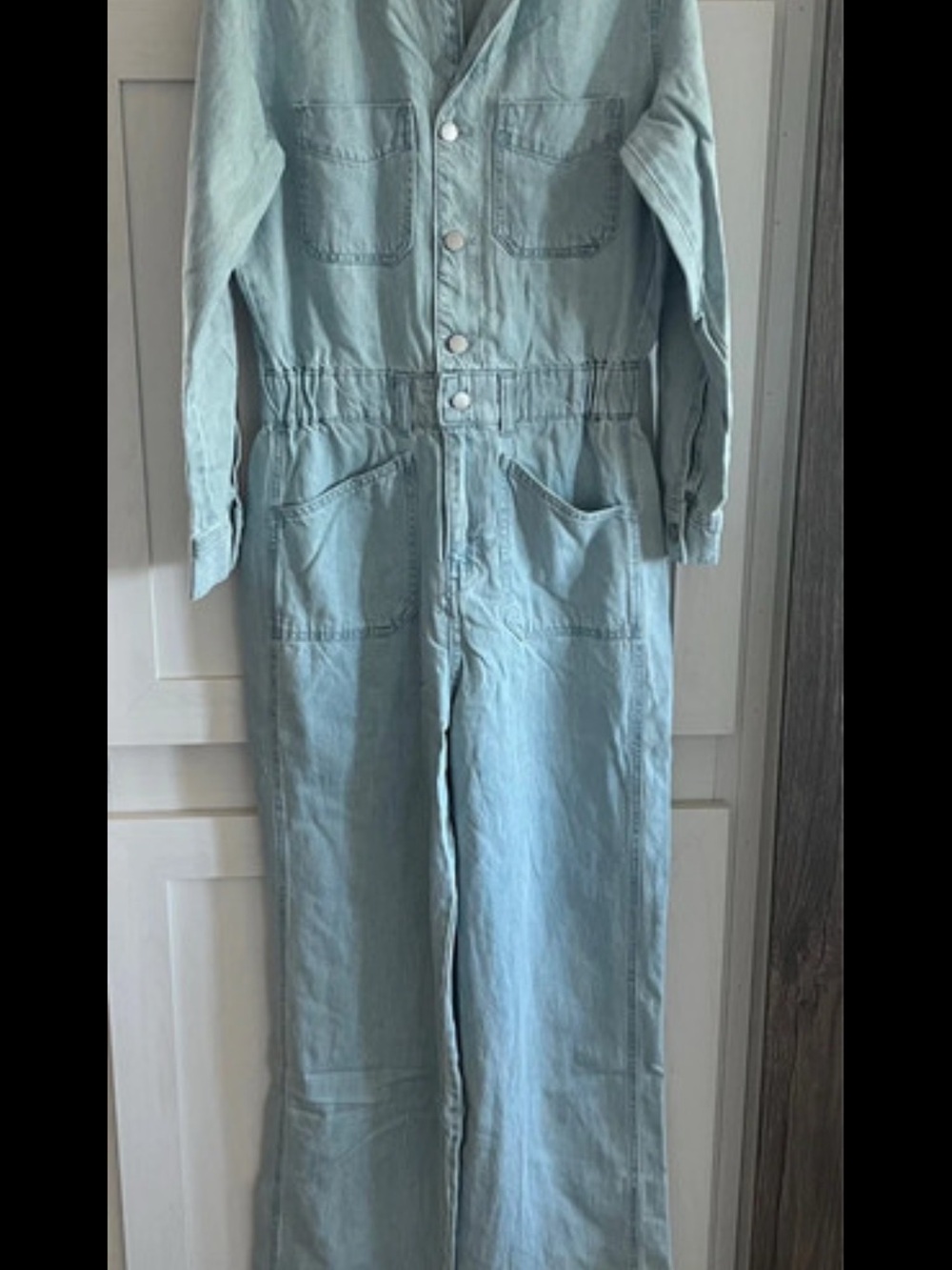 Universal Thread Light Blue Denim Jumpsuit